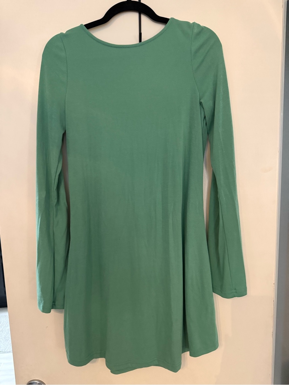 Free People Seafoam Green Long Sleeve Mini Dress
